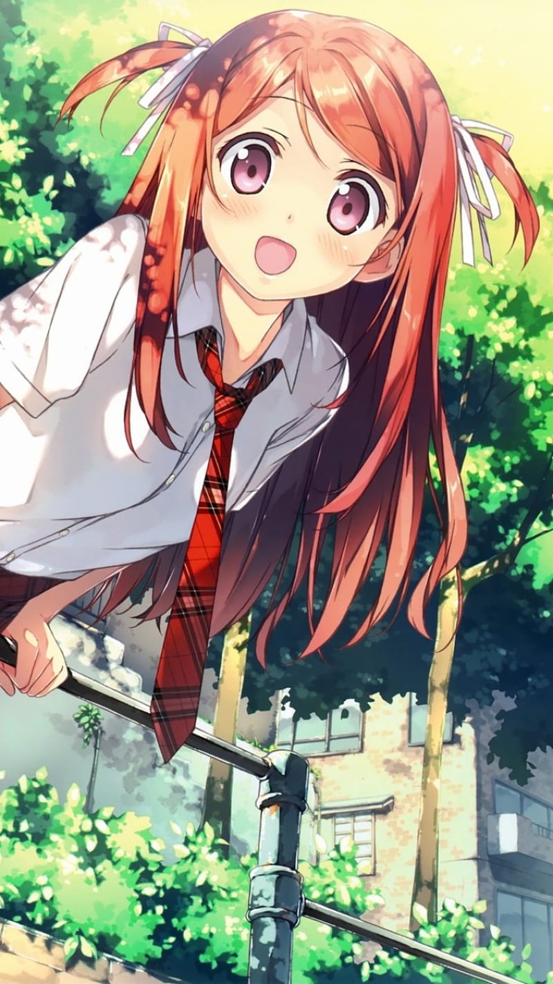 Anime Moe, anime, cute, girl, kawai, moe, HD phone wallpaper