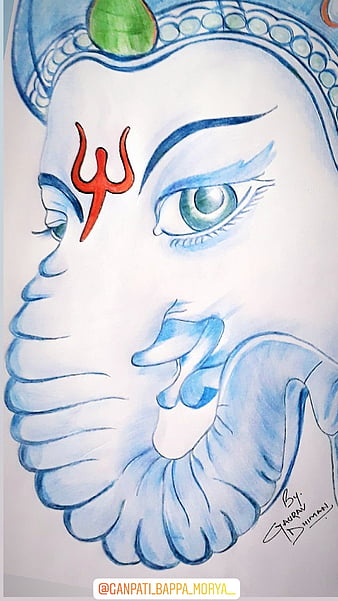 Top Ganesh Ji Pencil Sketch Techniques Easy Sketch Of Ganesha At  Paintingvalley | Explore Collection… | Ganesh art paintings, Book art  drawings, Pencil art drawings