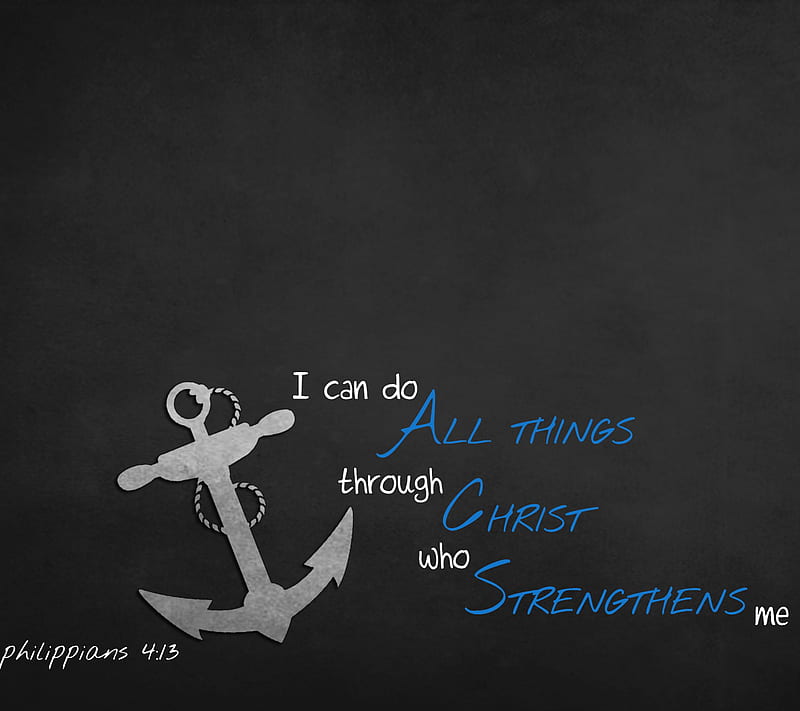 All Things, anchor, christian, HD wallpaper | Peakpx