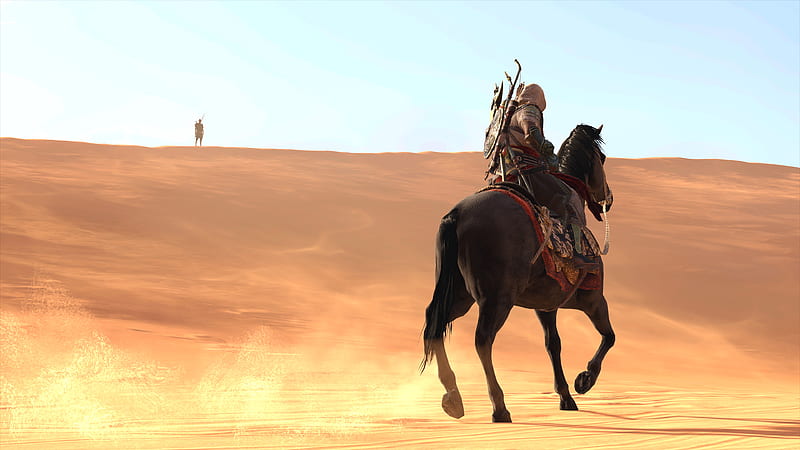 Assassins Creed Origins Sand Horse , assassins-creed-origins, games, horse, sand, HD wallpaper