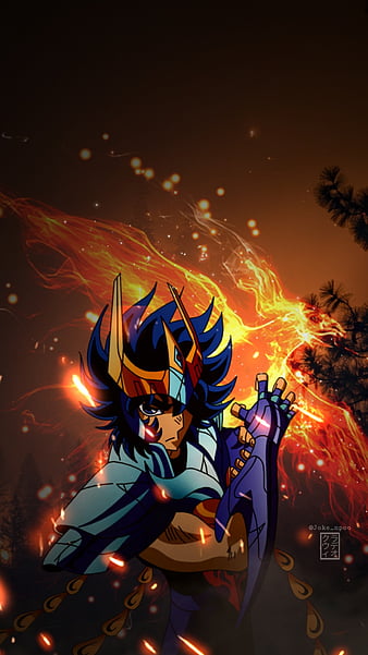 Fenix , Saint Seiya, Phoenix wallpaper, Phoenix artwork, Phoenix images