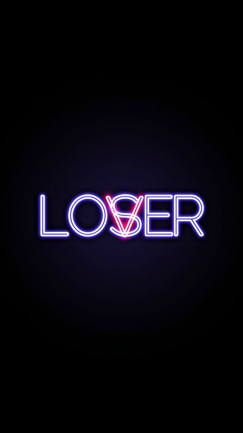 Lover, black, iphone, loser, love, HD phone wallpaper