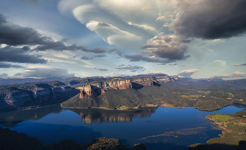 Earth, Landscape, Canyon, Cloud, Lake, Mountain, HD wallpaper