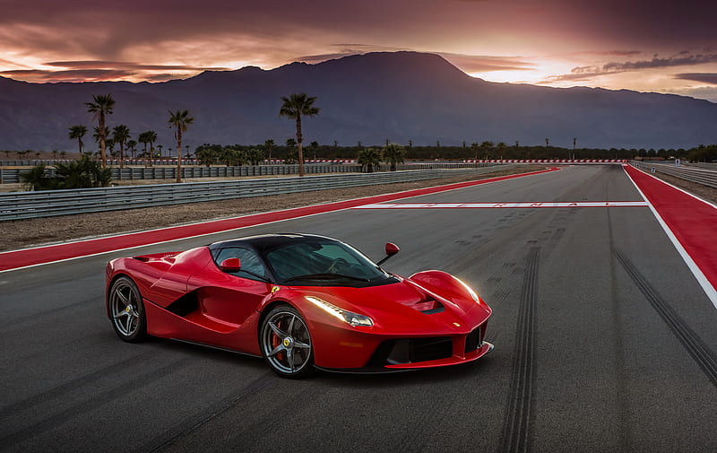 Ferrari LaFerrari, ferrari, carros, red, HD wallpaper