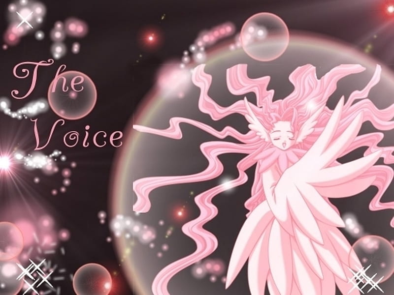 The Voice, clow card, cute, female, card captor sakura, girl, anime, anime girl, HD wallpaper