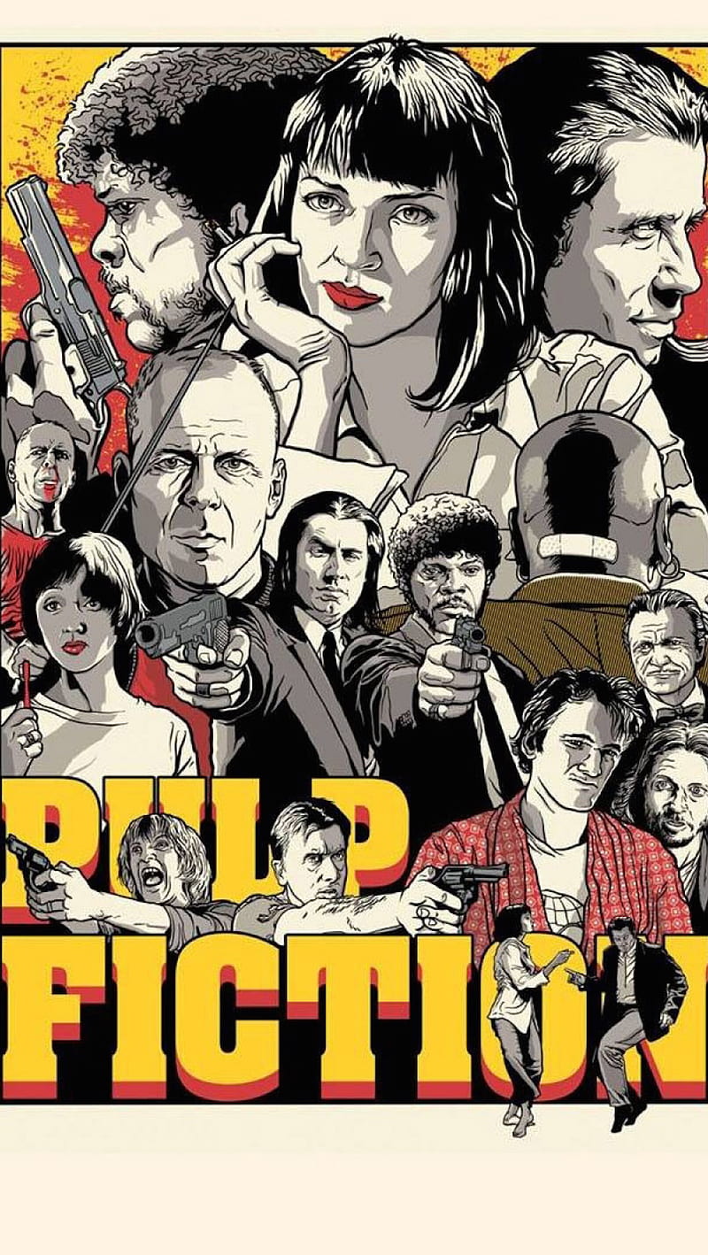 Pulp Fiction, bh6, mk8, HD phone wallpaper