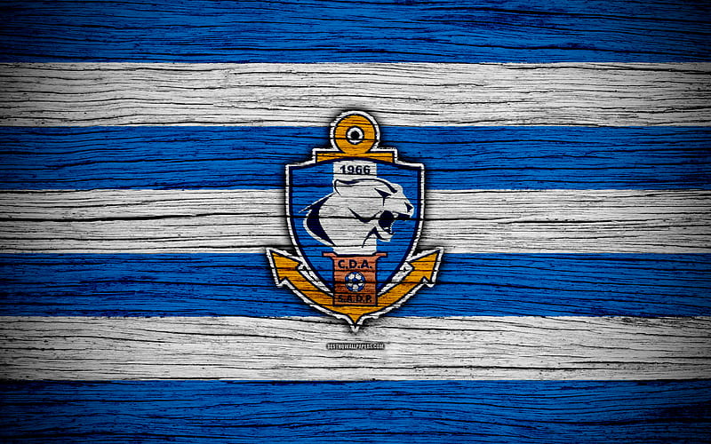 Antofagasta FC logo, Chilean Primera Division, soccer, football club, Chile, Antofagasta, wooden texture, FC Antofagasta, HD wallpaper