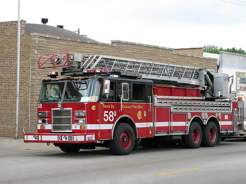 chicago fire department, fire, truck, department, chicago, HD wallpaper