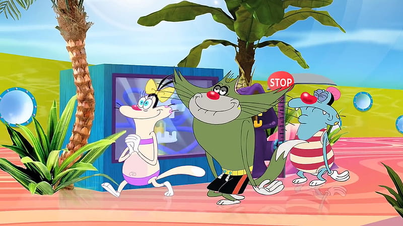 Oggy and the Cockroaches - Water Sports (S4E49) Full Episode in -  Dailymotion Video, HD wallpaper | Peakpx