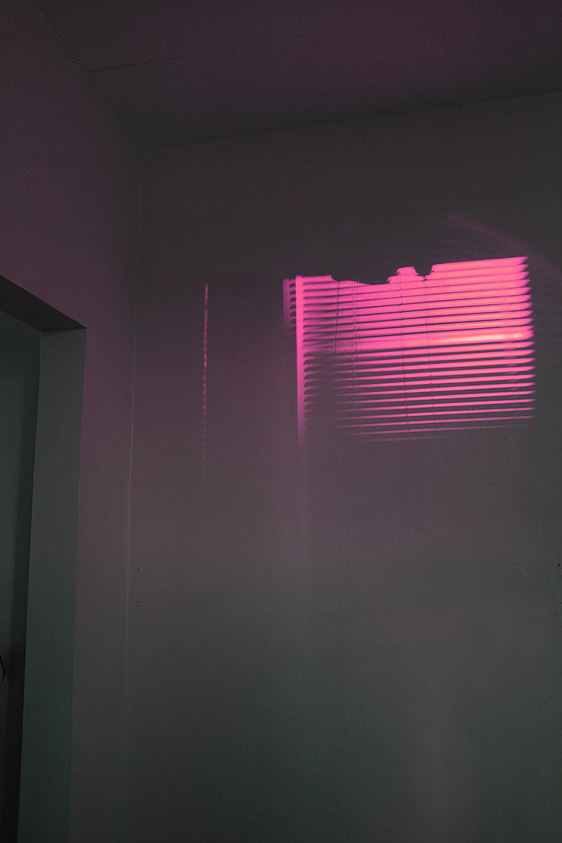 neon, pastel, room, dark, pink, HD phone wallpaper