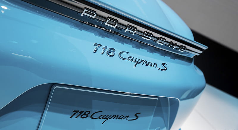 2017 Porsche 718 Cayman S - At Shanghai Auto Show - Detail , car, HD wallpaper