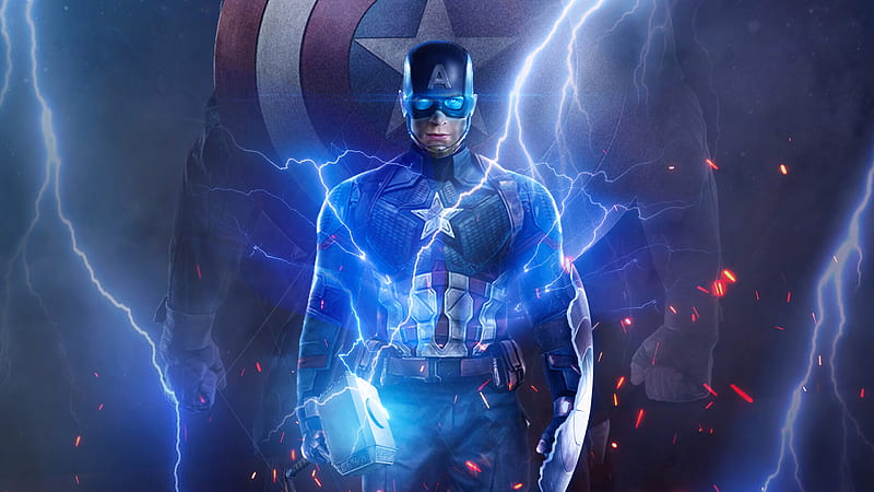 Captain America Worthy, captain-america, superheroes, artwork, artstation, HD wallpaper