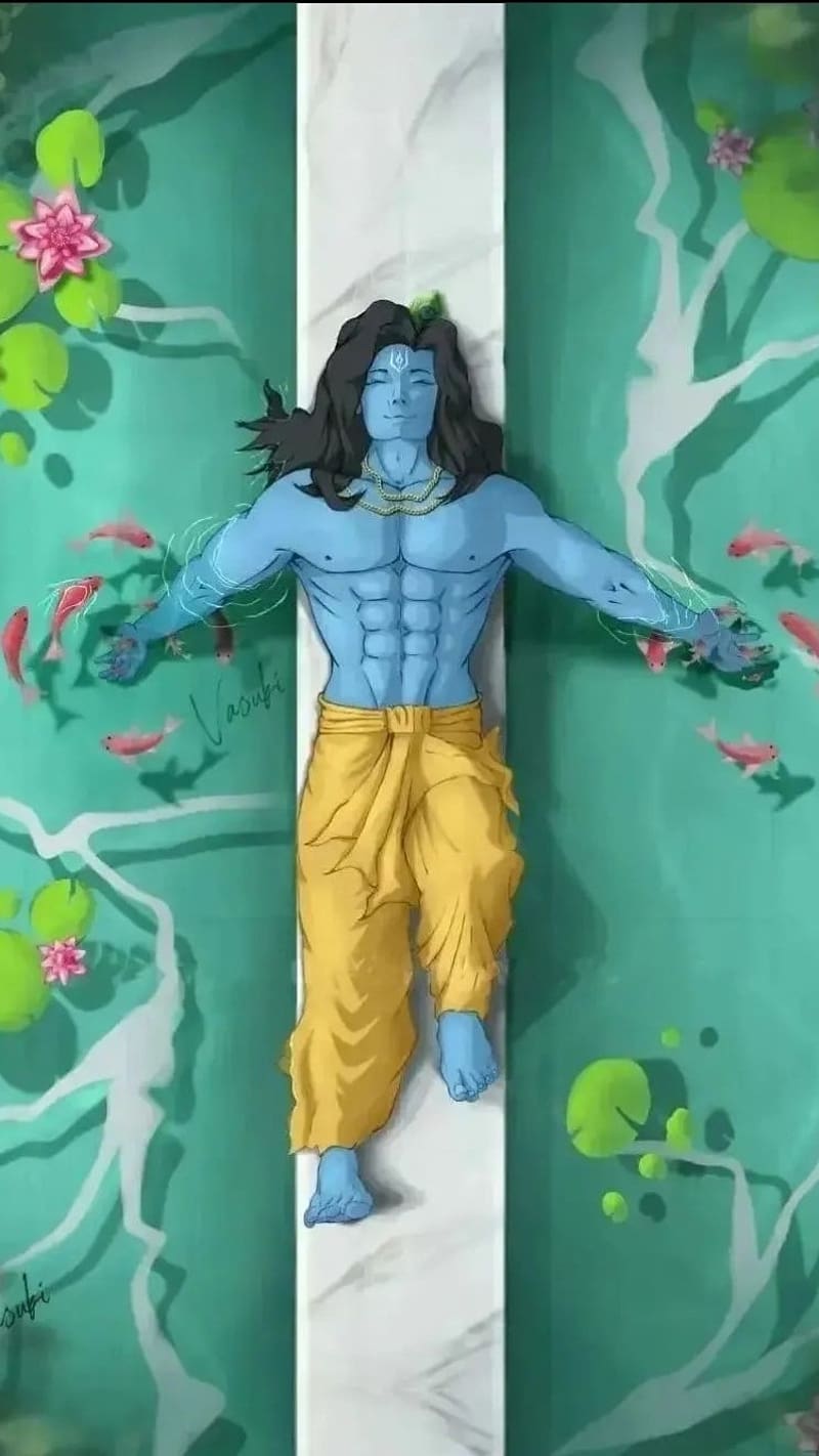 Lord Krishna Spiritual, lord krishna, spiritual, animation, HD phone  wallpaper | Peakpx