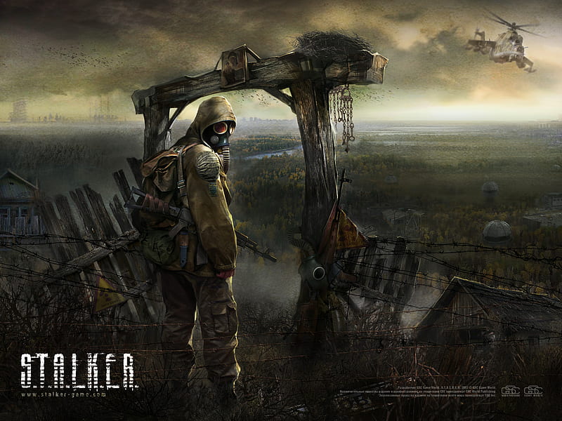 Shadow of Chernobyl, shooting, fighting, soldier, game, adventure, stalker, HD wallpaper