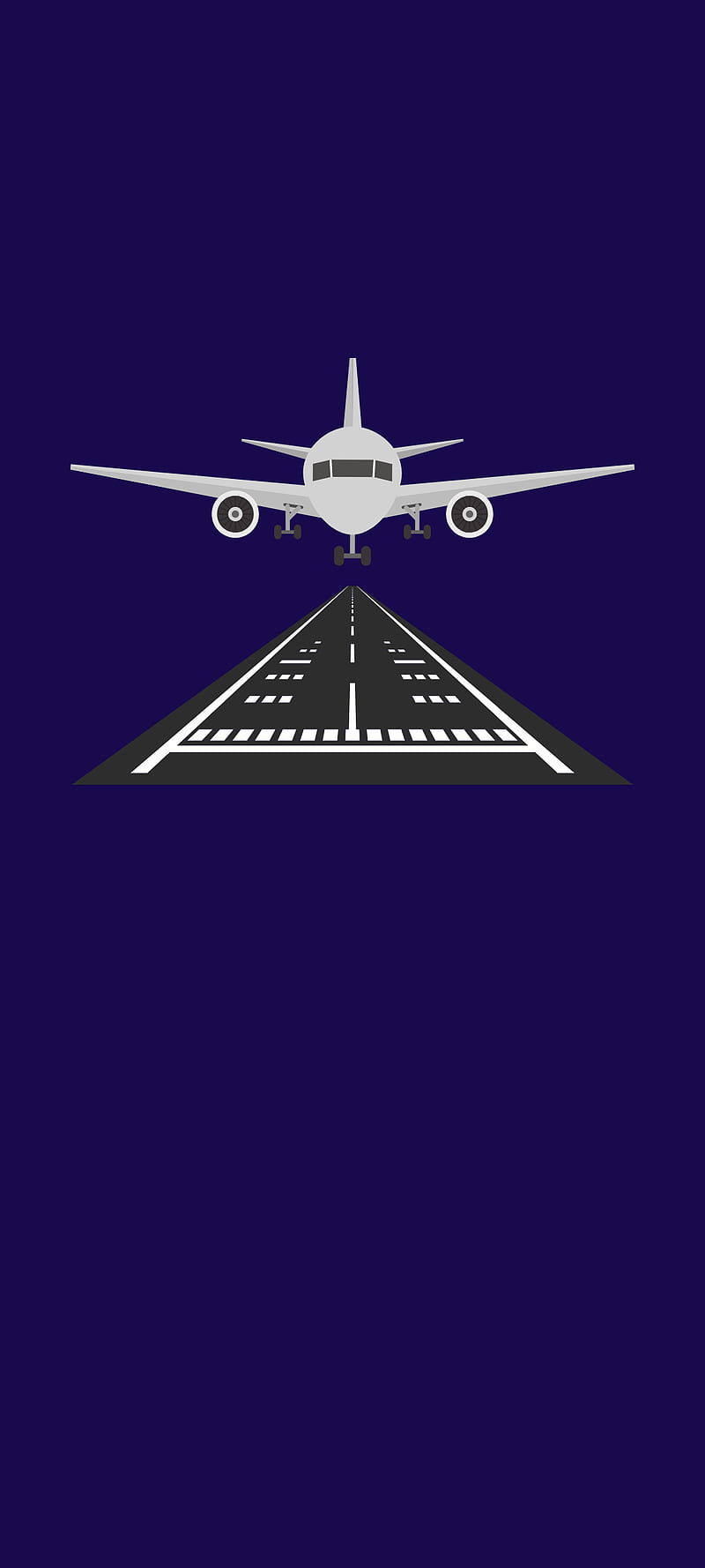 Landing Aircraft, aircraft, airplane, airport, aviation, runway, HD phone wallpaper