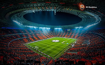Download wallpapers football field, Olympic Stadium, Kiev, Ukraine,  football stadium, sports arena, Champions League 2018, final for desktop  free. Pictures for …