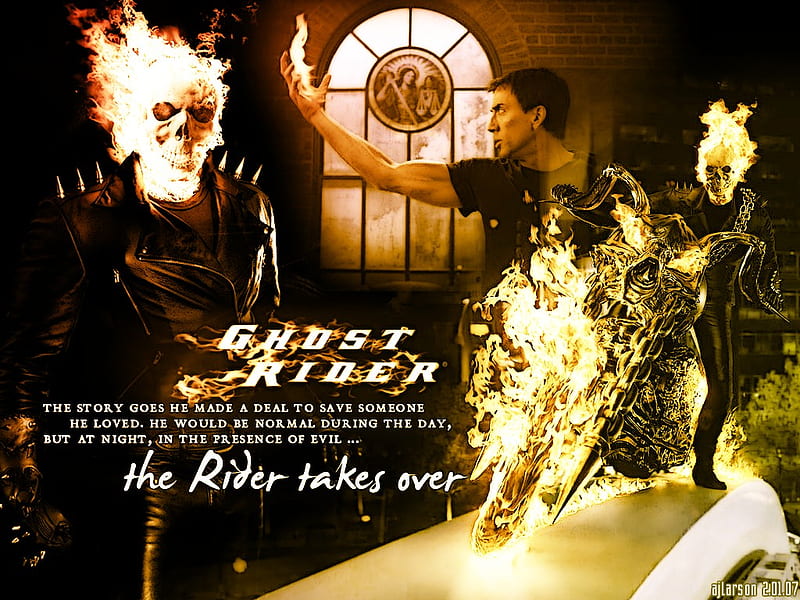 ghost rider fire bike