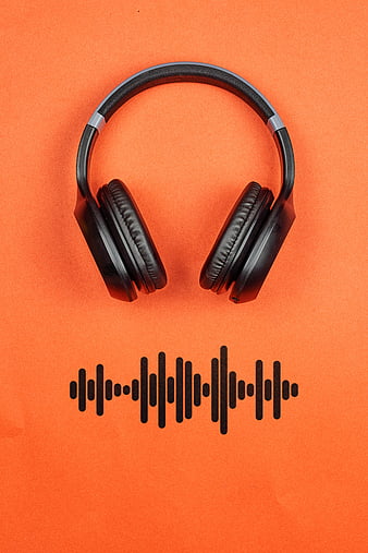 music headphones background