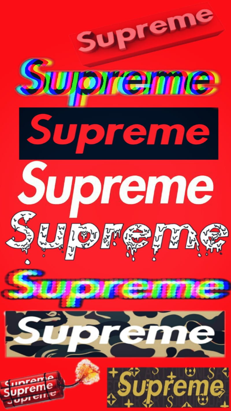 Supreme, moda, brand, HD phone wallpaper
