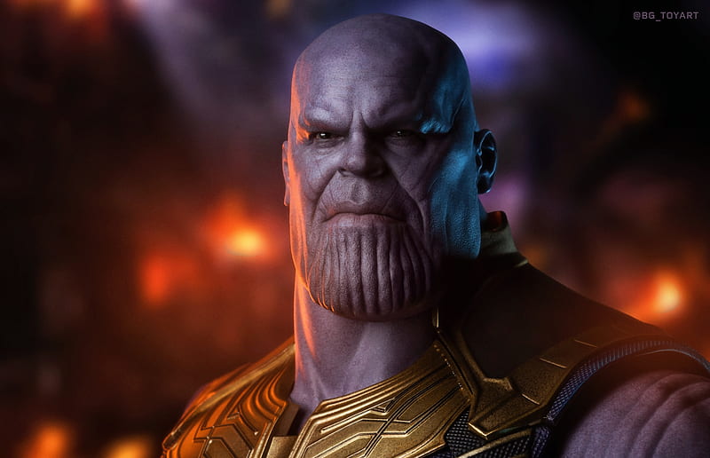 Thanos New, thanos, superheroes, supervillain, HD wallpaper