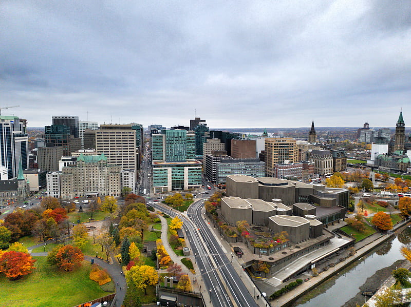 Ottawa , dnd, downtown, ottawa canal, parliament hill, HD wallpaper