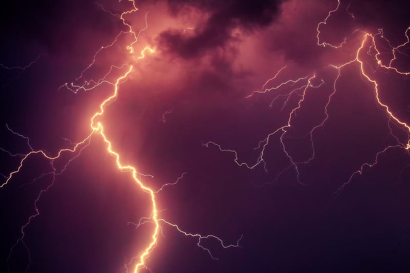 Thunderstorm Lightning Strike, thunderstorm, lightning, nature, HD wallpaper