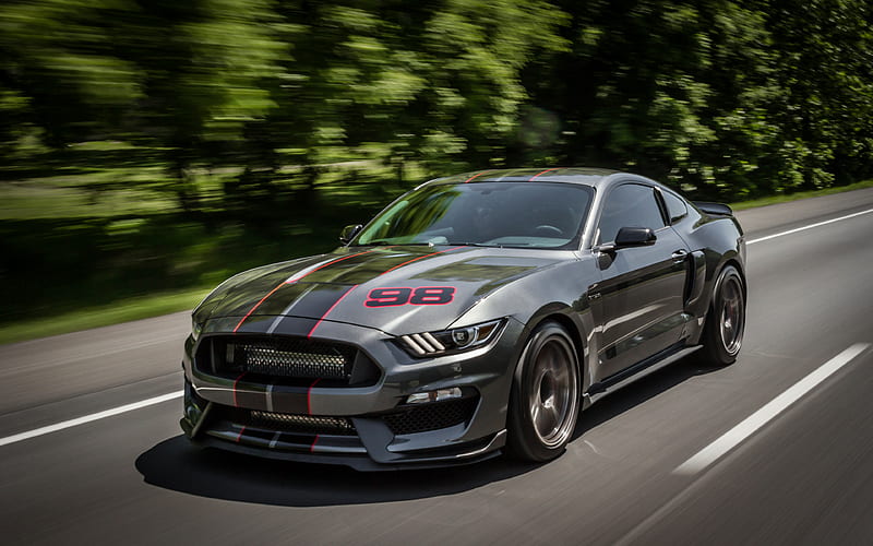 Ford Mustang Shelby GT350, 2018 cars, road, supercars, tuning, Ford, HD wallpaper