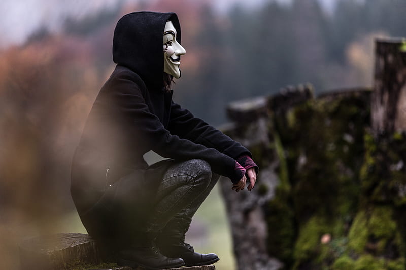 Anonymous Mask Guy, anonymus, mask, HD wallpaper