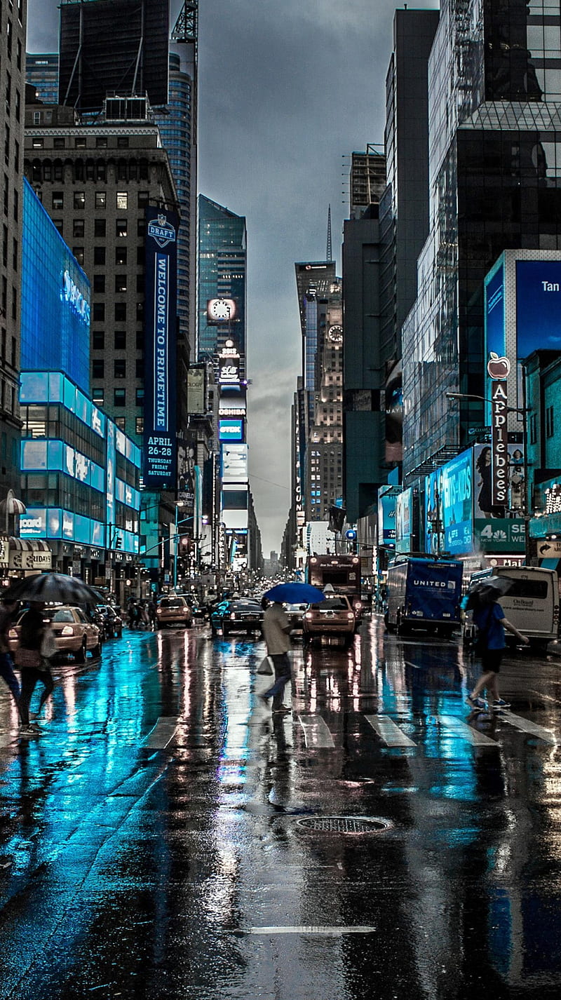 Paisaje urbano, azul, chicago, ciudad, pueblo, ciudades, nuevo, nueva york,  noche, Fondo de pantalla de teléfono HD | Peakpx