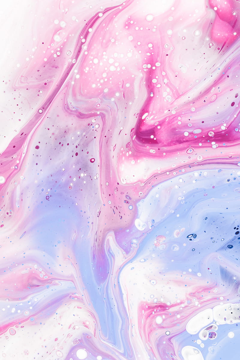 paint, stains, bubbles, mixing, liquid, shades, HD phone wallpaper
