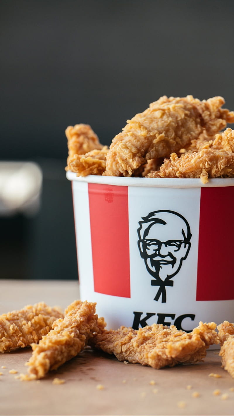 Bucket KFC, chicken, kentucy fried chicken, so good, sogoog, HD phone wallpaper