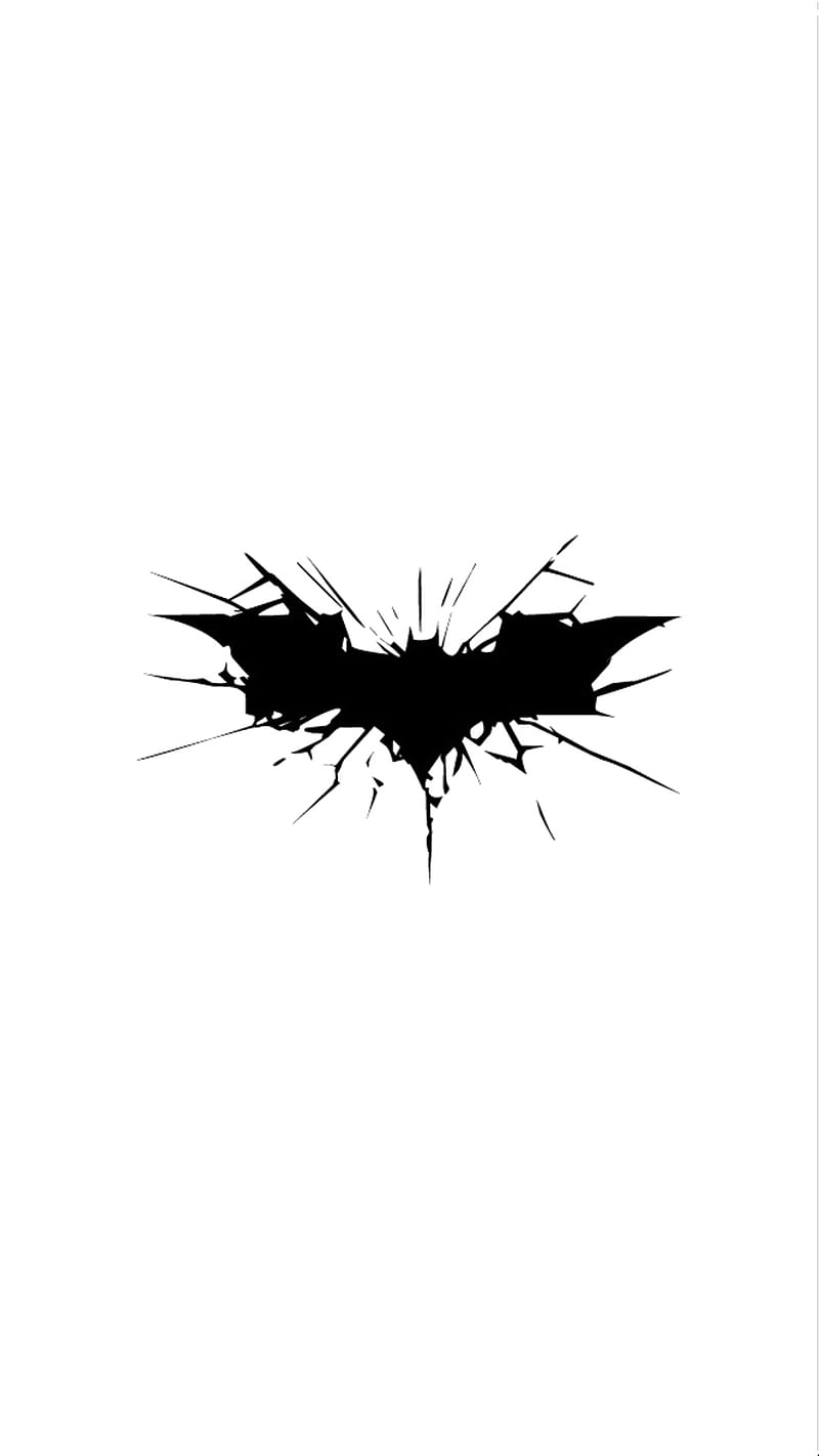 BATMAN, bird, dandelions, logo, red, HD phone wallpaper