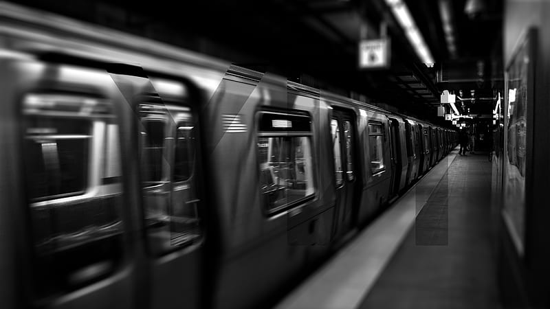New York City Underground Subway Train, new-york, city, world, subway, train, HD wallpaper