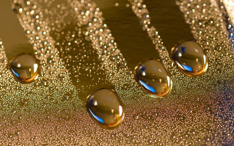 Surface placer crumbs light drops-Macro theme, HD wallpaper