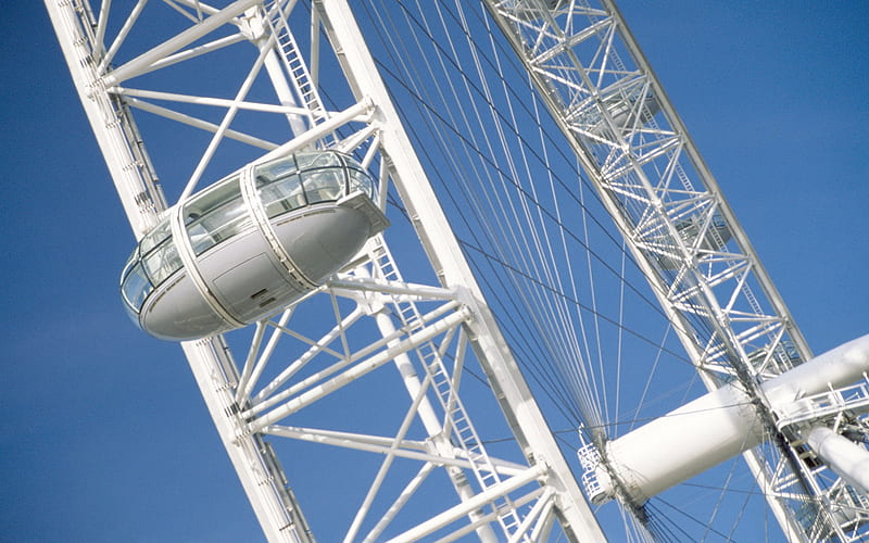 London Eye Ferris wheel-London graphy, HD wallpaper