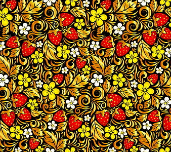 russian pattern wallpaper