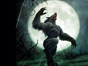 Glowing Werewolf Live Wallpaper  free download