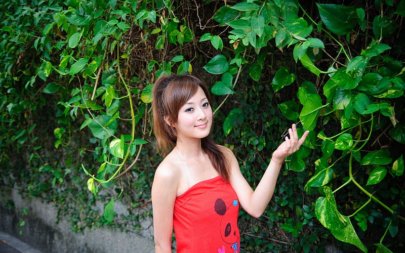 Taiwan beautiful girl MM mikao third series 09, HD wallpaper