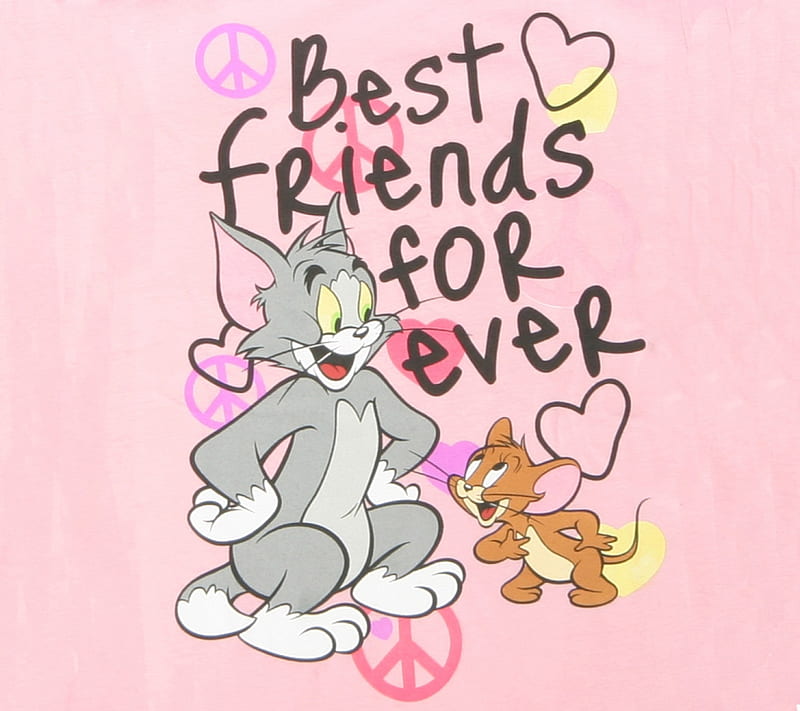 Tom And Jerry, best, friends, HD wallpaper