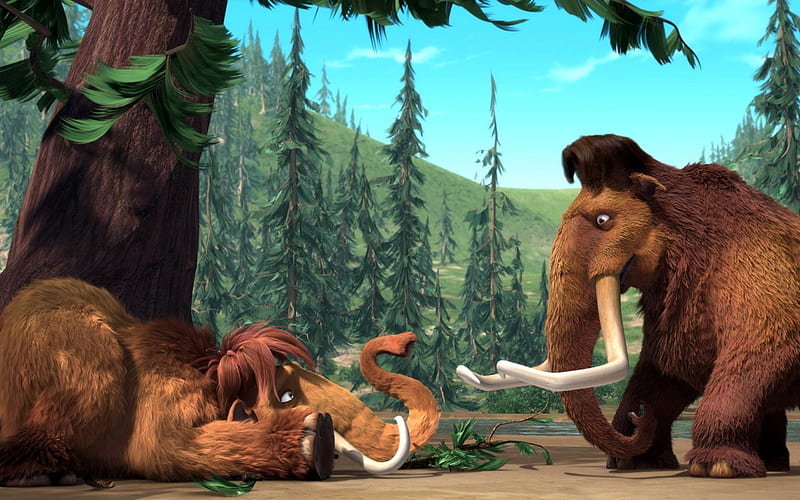 Ice Age, Mammoth, Movie, Ice, Age, HD wallpaper
