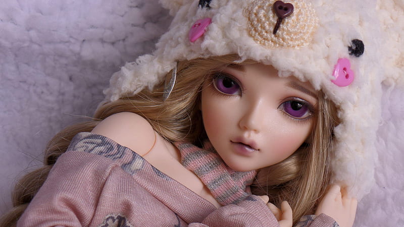 Purple Eyes Barbie Doll Barbie, HD wallpaper | Peakpx