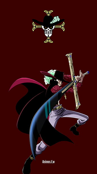 Colar Espada Dracule Mihawk - Olhos De Falcão De One Piece