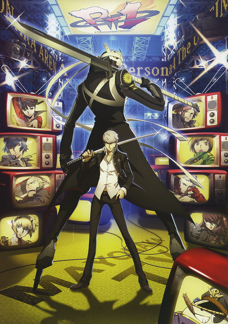 Persona 4 Arena, art, power, sword, HD phone wallpaper