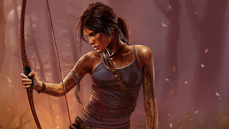 Tomb Raider Lara Croft Art , lara-croft, tomb-raider, artwork, games, HD wallpaper