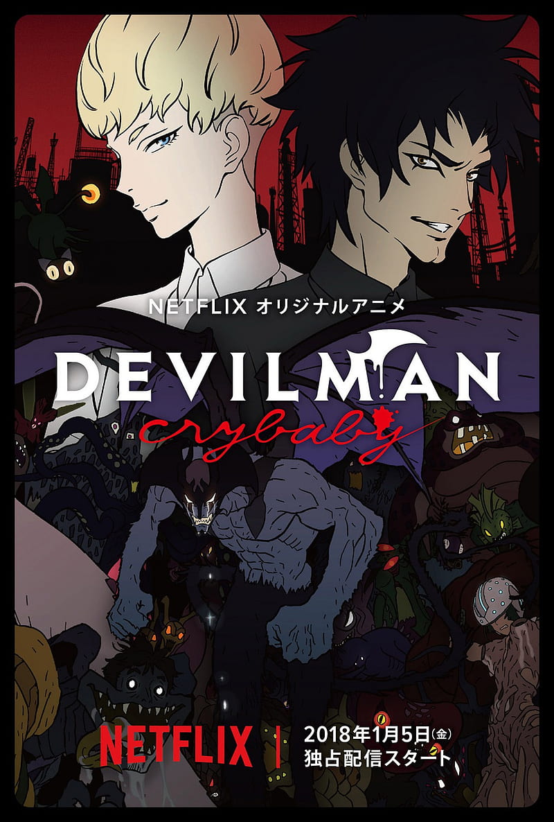 Devilman Crybaby, anime, cool, netflix, HD phone wallpaper