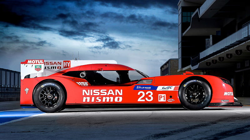 Car Formula 1 Nissan Nissan GT-R LM Nismo Red Car Cars, HD wallpaper