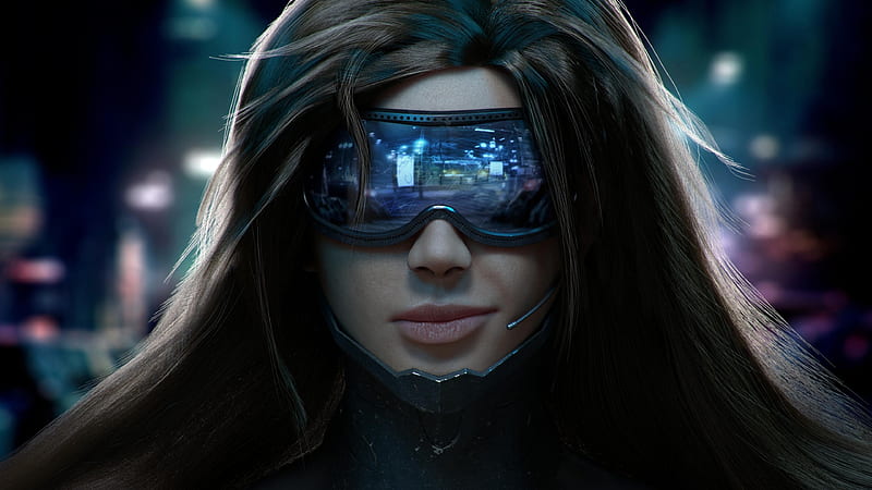 Cyberpunk Scifi Girl, cyberpunk-2077, games, ps-games, xbox-games, pc-games, HD wallpaper