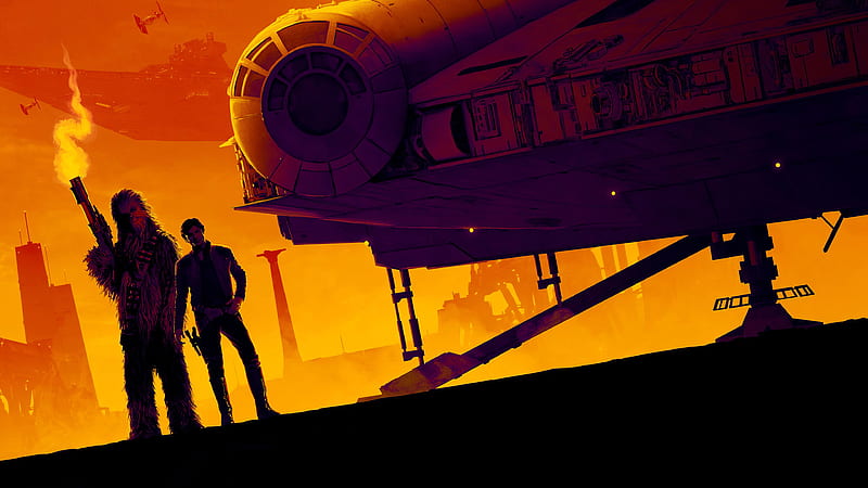 Star Wars, Solo: A Star Wars Story, Chewbacca, Han Solo, HD wallpaper