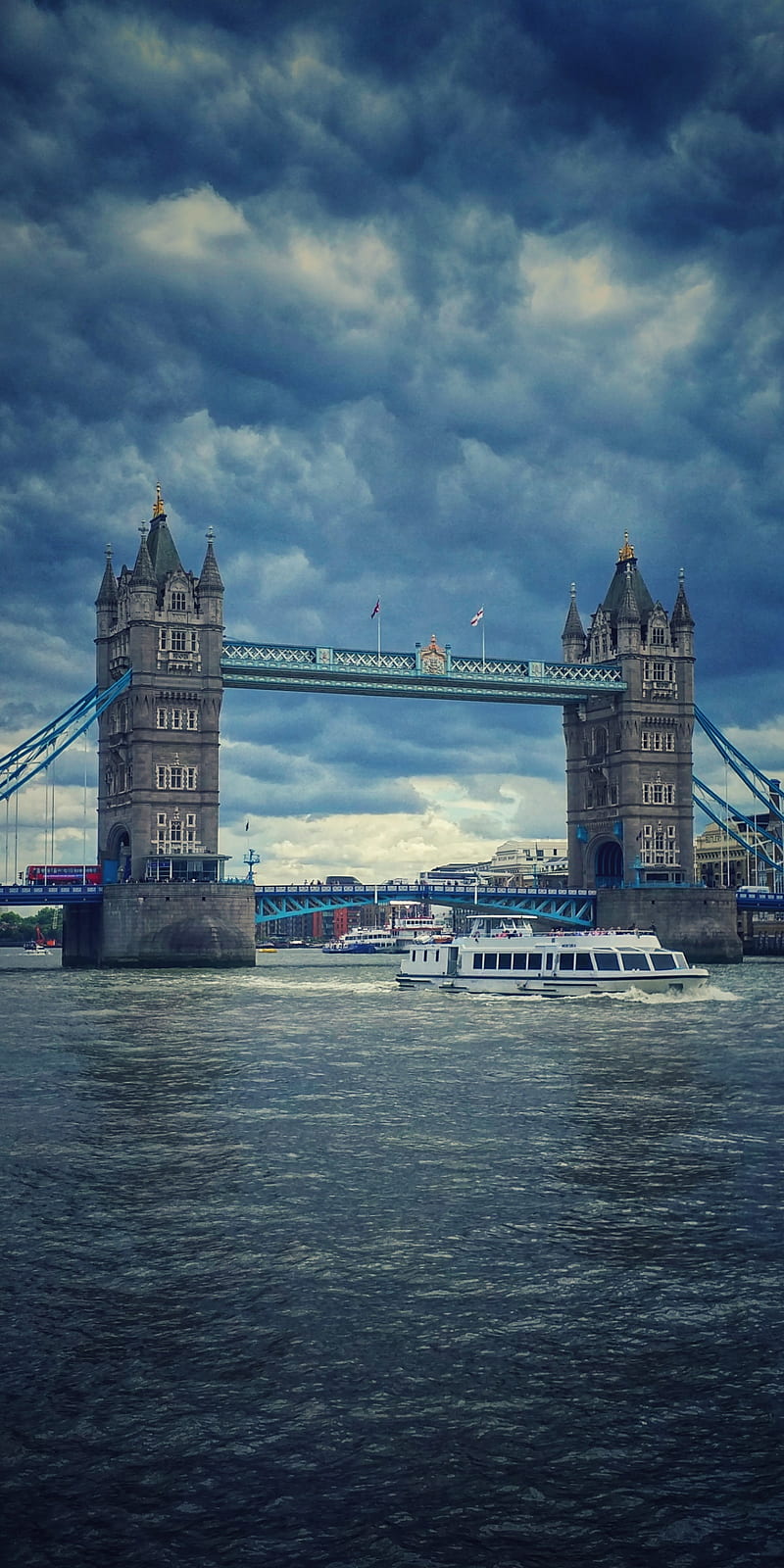 London bridges, blue, bridge, london, sea, sky, HD phone wallpaper
