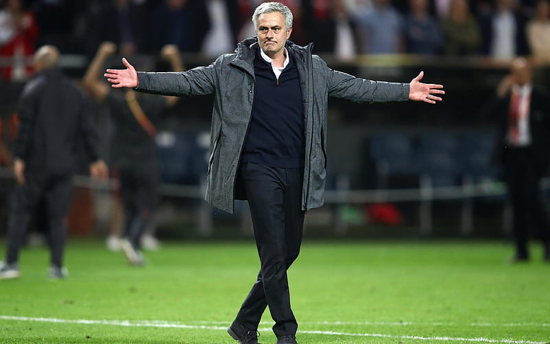 Jose Mourinho, Portuguese coach, Manchester United Premier League, HD wallpaper
